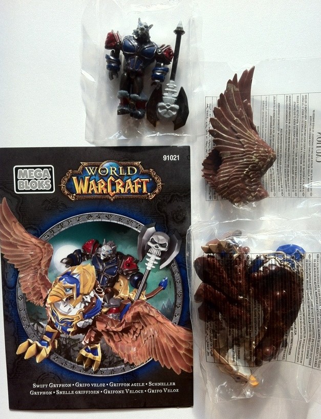 Mega Bloks 91021 Swift Gryphon & Graven Alliance Knight Ritter World of Warcraft 