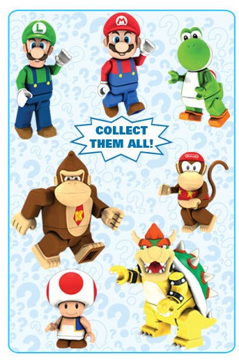 Super Mario Series 8 Loose K'NEX Diddy Kong Comes w/original packaging 
