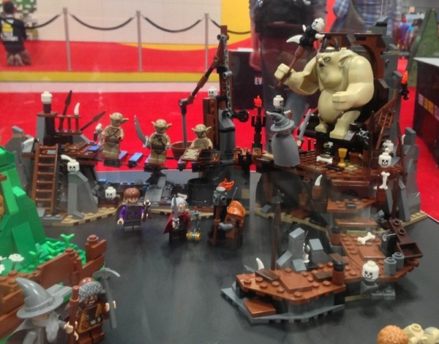 New York Comic Con 2012 LEGO The Hobbit The Goblin King Battle 79010