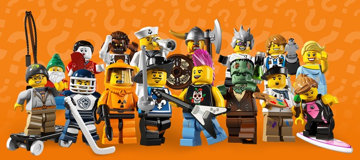 show original title 4 Series-Choose the character Details about   Lego 8804 Figures Minifigures Original 