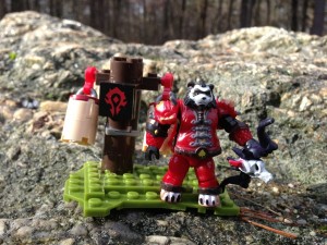 Mega Bloks World of Warcraft Mists of Pandaria Rojo Panaren Hunter 91050