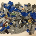 Pile of Pieces from LEGO 75002 Star Wars AT-RT Clone Wars