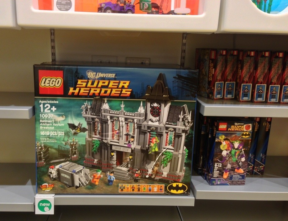 LEGO Batman Arkham Asylum Breakout 10937 Box on Shelf