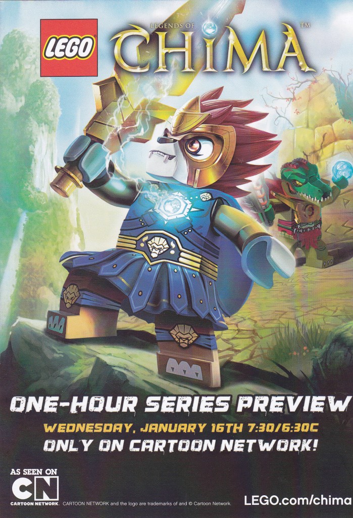 LEGO Legend of Chima Cartoon Series Preview Flyer