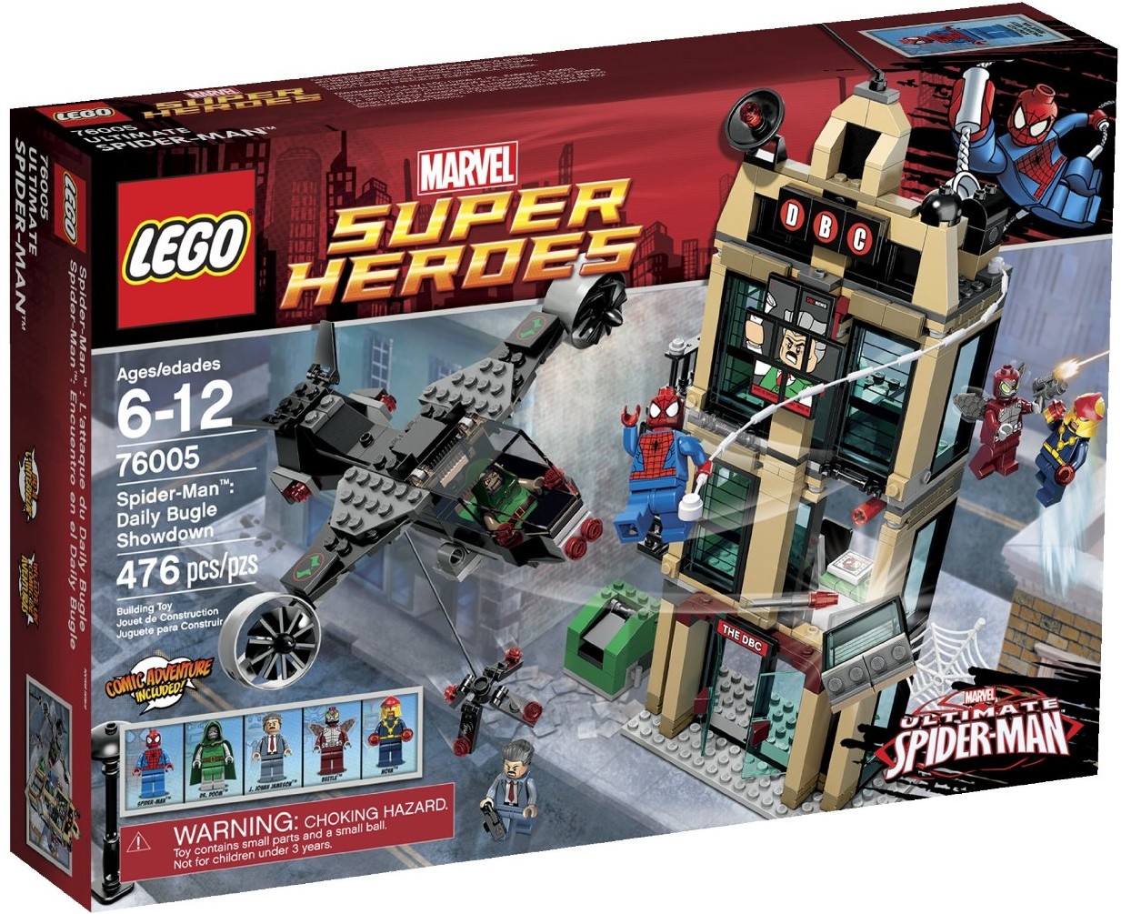 LEGO Spider-Man Daily Bugle Showdown 76005 Set Box