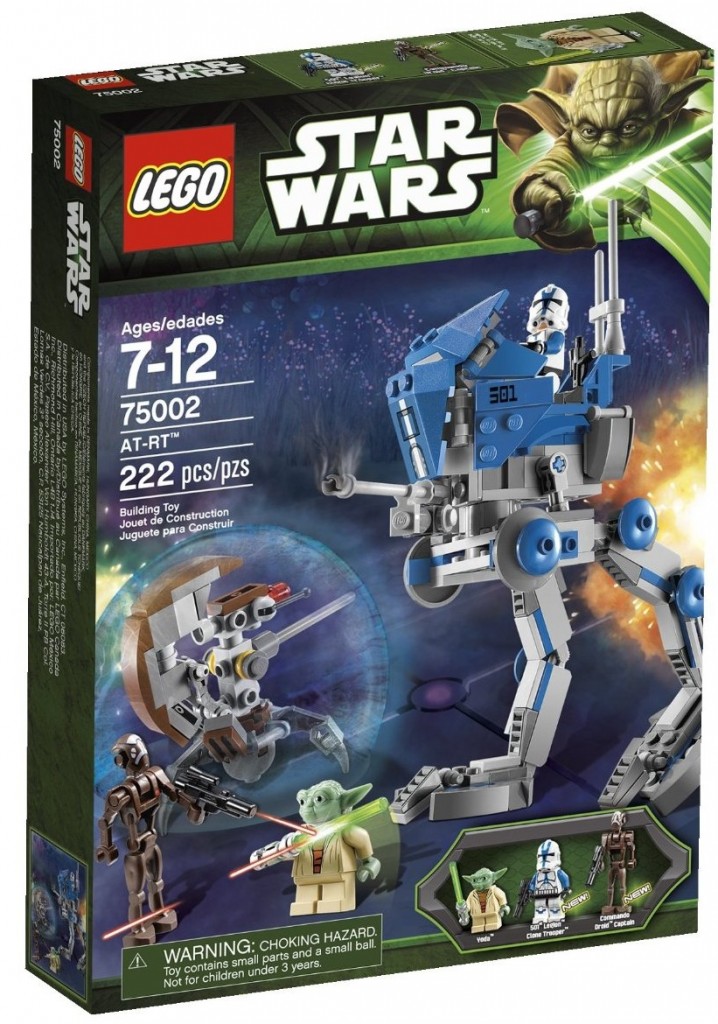 LEGO Star Wars AT-RT 75002 2013 with Yoda Minifigure