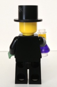 LEGO Minifigures Mr. Good & Evil Series 9 Minifigure Back 2013