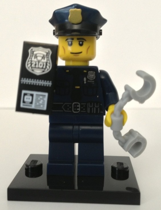 X 1 TORSO FOR THE POLICE MAN SERIES 9 PARTS LEGO-MINIFIGURES SERIES 9 