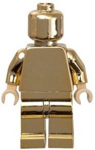 Golden Minifigure for LEGO Minifigures Series - Bricks and Bloks