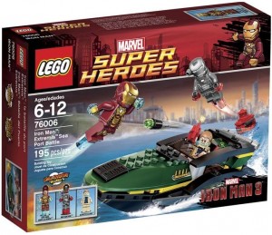 LEGO Marvel Superheroes 2013 Iron Man Extremis Sea Port Battle Boat