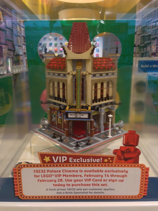 LEGO Palace Cinema 10232 Set on Display in LEGO Store