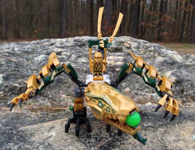 Golden Dragon Ninjago with Dragon Sphere Firing Action and Golden Ninja Minifigure