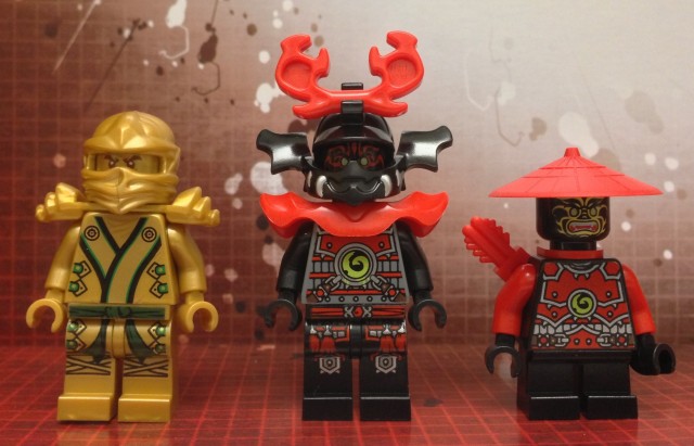 LEGO Ninjago The Golden Dragon Minifigures Lloyd Golden Ninja Hunter Warrior 70503