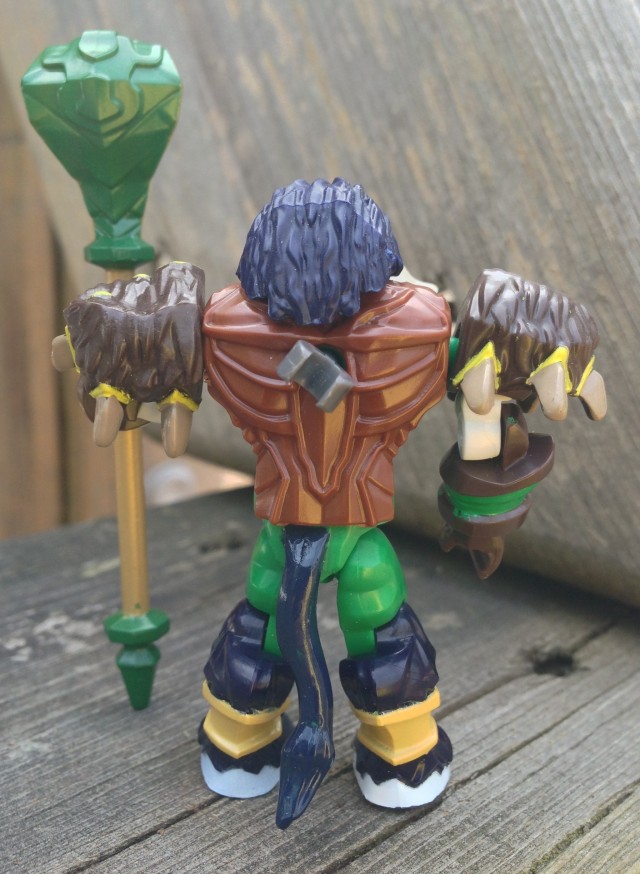 World of Warcraft Mega Bloks Wildhide Figure Back 2013