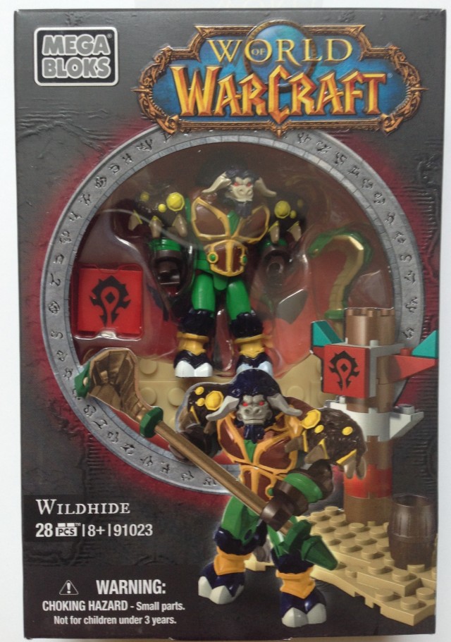 2013 World of Warcraft Mega Bloks Wildhide Factions Pack Box