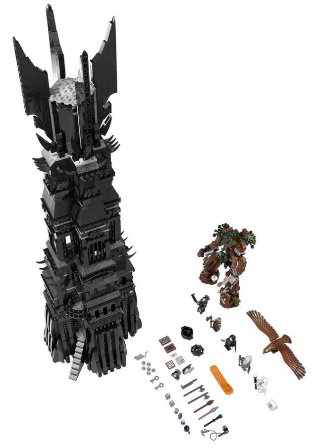 2013 LEGO Orthanc Tower LEGO Lord of the Rings Set Contents