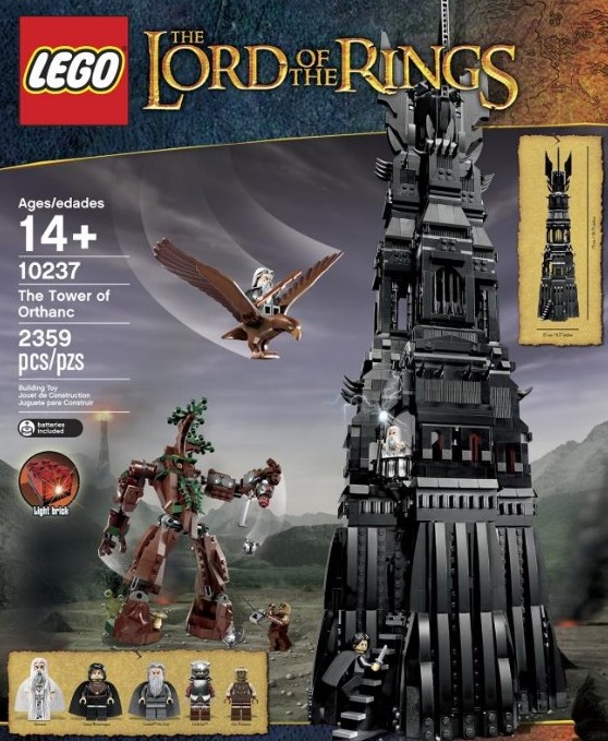 LEGO Lord of the Rings The Tower of Orthanc 10237 Box Set