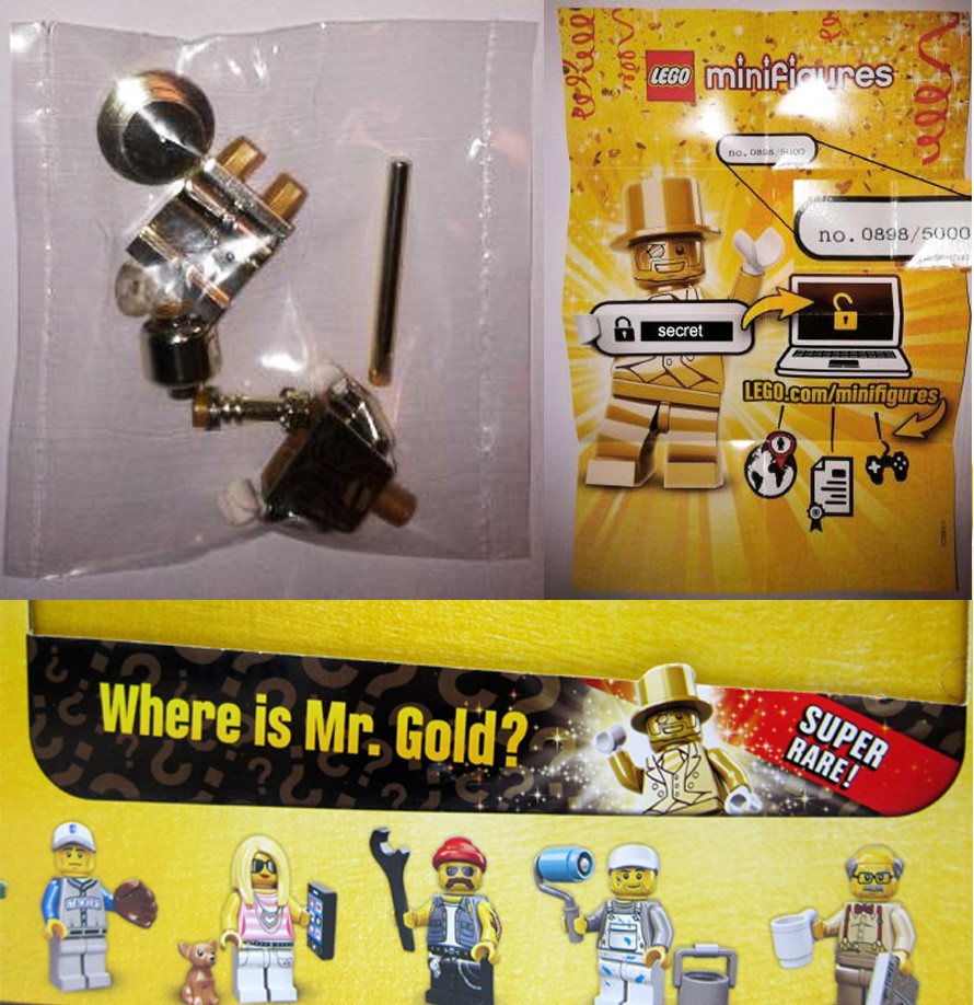 os selv Håndskrift kommentator LEGO Mr. Gold Minifigure: "How Much Is It Worth?" with Sales Data - Bricks  and Bloks