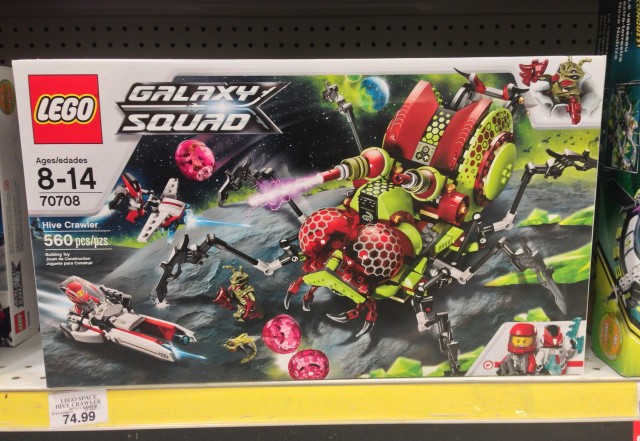 LEGO Galaxy Squad Hive Crawler 70708 Box Released in the US