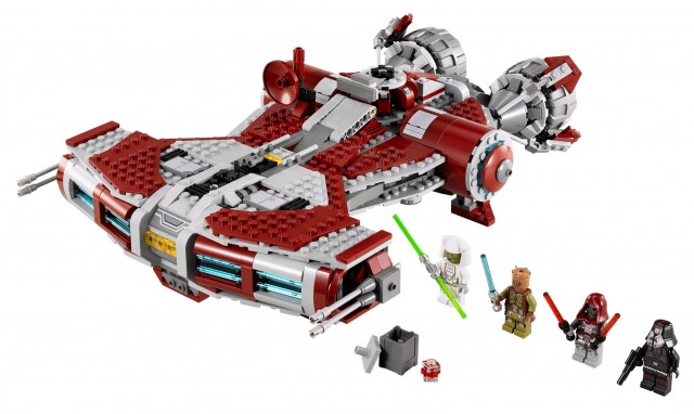 75025 LEGO Star Wars Jedi Defender-Class Cruiser with The Old Republic Minifigures