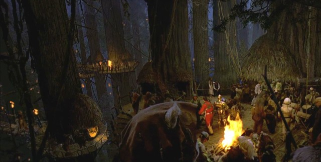 Endor Celebration Screenshot at the Ewok Village