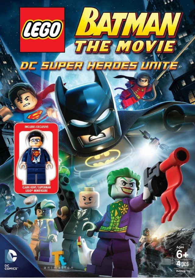 LEGO Batman The Movie with LEGO Clark Kent Superman Minifigure