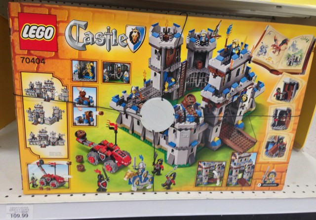 LEGO Castle 2013 King's Castle 70404 Released Box Back