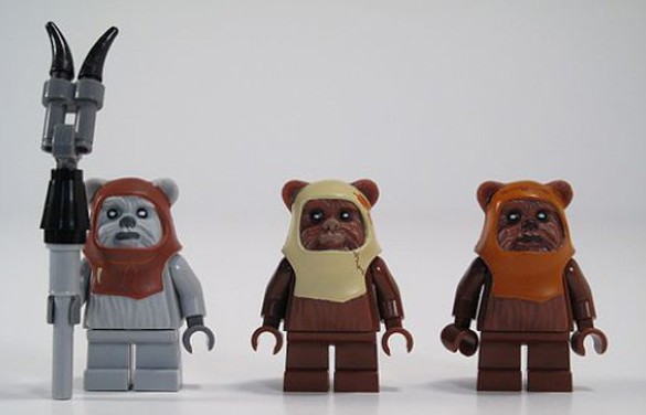 LEGO Ewoks Minifigures Wicket Chief Chirpa Paploo