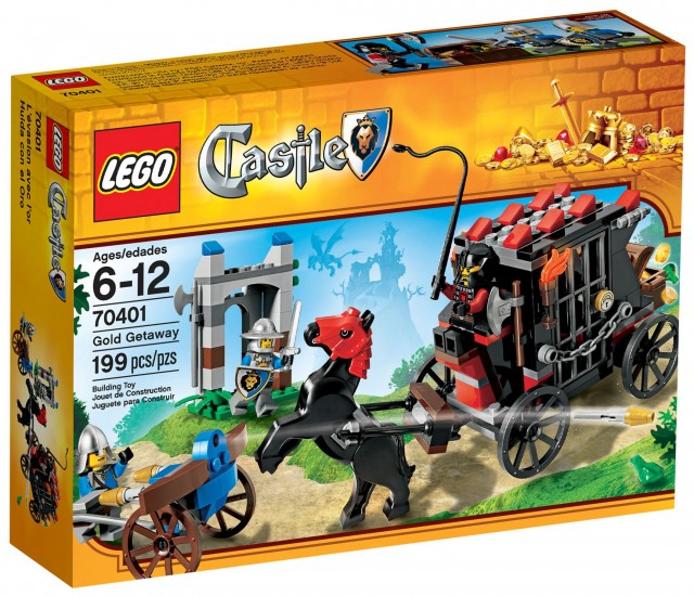 LEGO Gold Getaway 70401 Box LEGO Castle Summer 2013 Sets