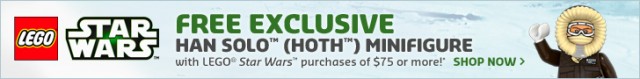 LEGO Star Wars May the 4th Free Exclusive Han Solo Hoth Minifigure