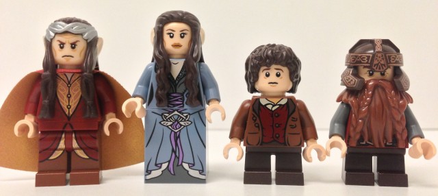 LEGO Minifigures from LEGO The Council of Elrond Arwen Frodo Gimli 79006