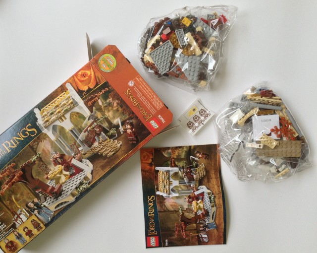 LEGO Council of Elrond Set Box Contents