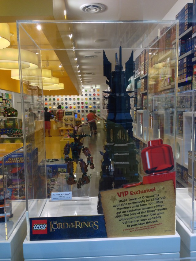 LEGO Orthanc and Treebeard Ent on Display at LEGO Stores
