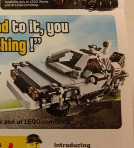 LEGO Back to the Future Delorean Revealed July 2013 Set Photo