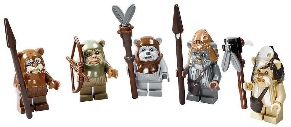 LEGO-Star-Wars-Ewok-Minifigures-from-Ewok-Village-10236-Wicket-Logray-Teebo-Chief-Chirpa-e1370117677699.jpg