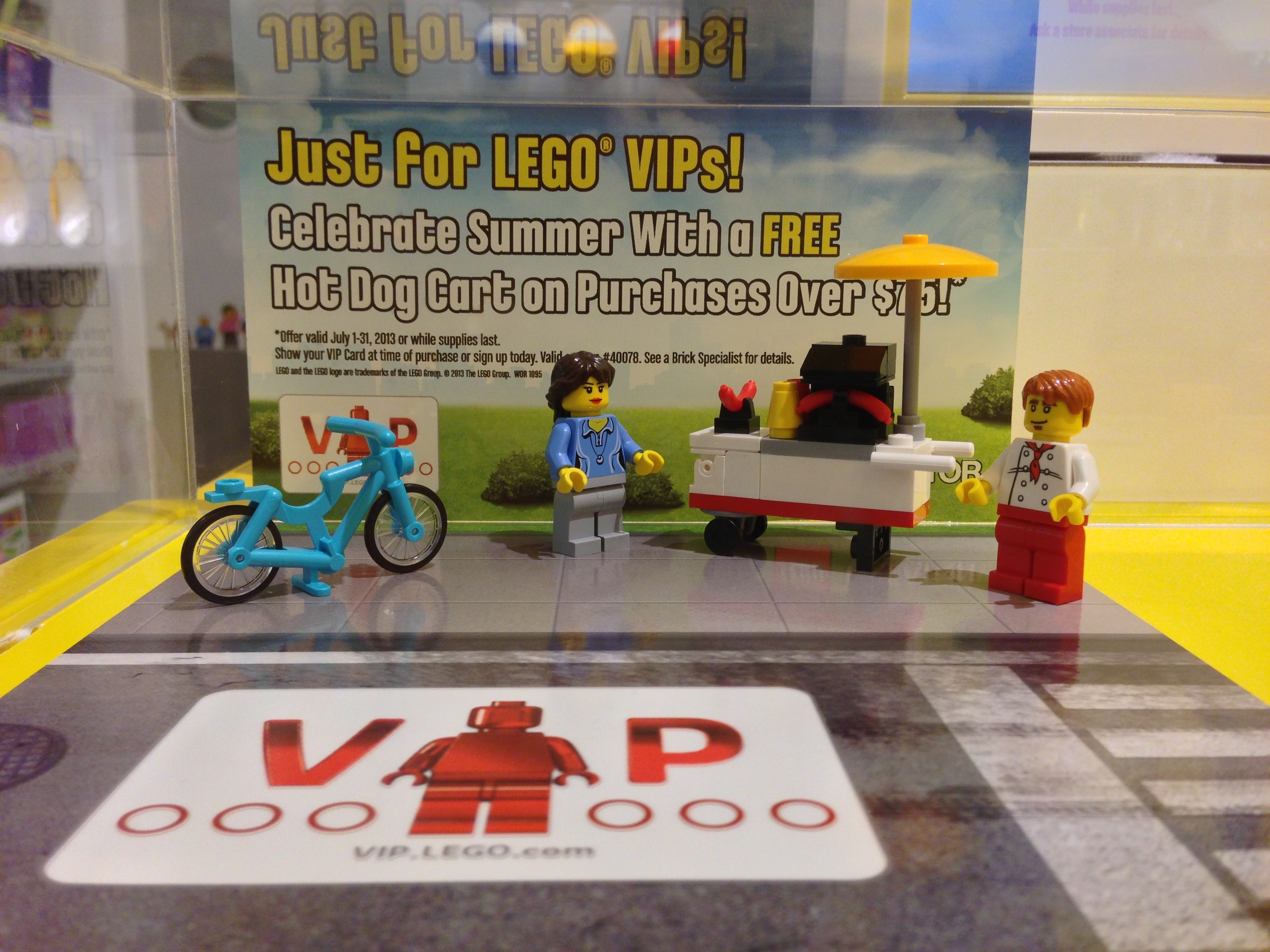 New in Seaed Polybag bicycle city LEGO 40078 Creator : Hot Dog Stand