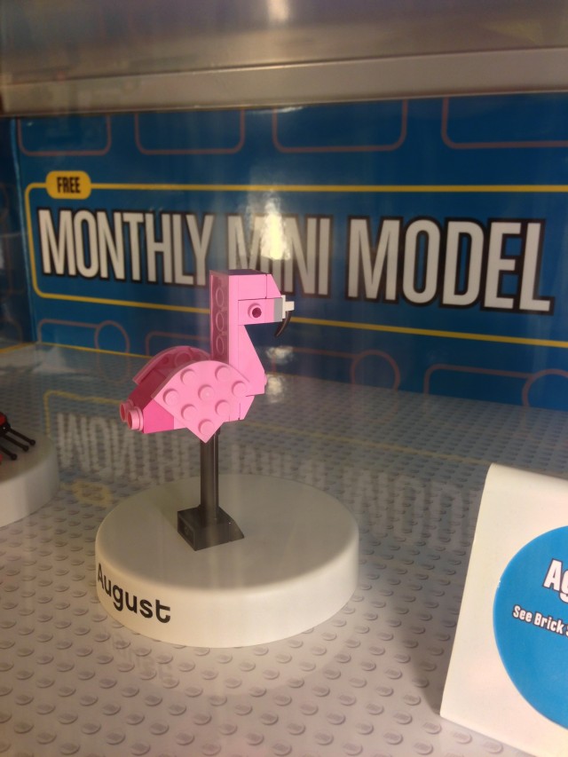LEGO Mini Model Build Flamingo August 2013 Photos