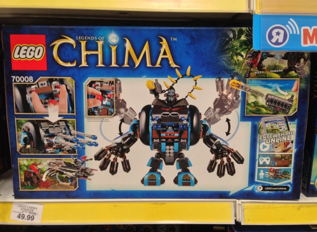 LEGO Legends of Chima 70009 Gorzan's Gorilla Striker Gorilla Tribe Box Back