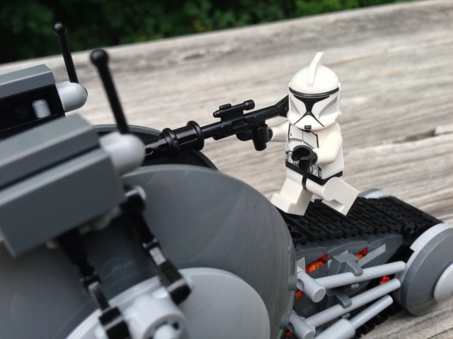 Clone Trooper Running on Tank Droid Treadmill LEGO Star Wars Summer 2013