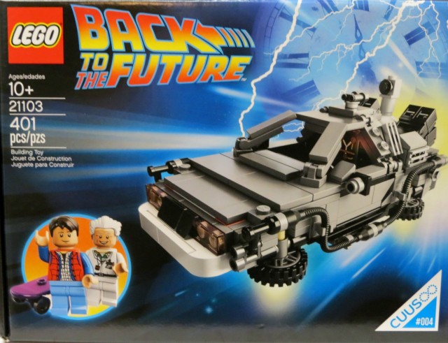 LEGO Back to the Future Delorean Time Machine Box CUUSOO at SDCC 2013