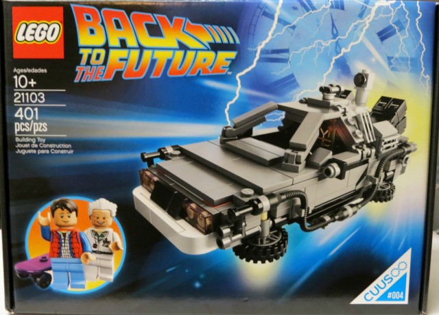 LEGO Back to the Future Delorean Time Machine Box CUUSOO at SDCC 2013