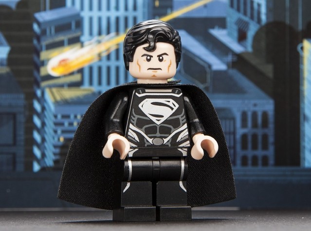 LEGO Black Suit Superman Minifigure SDCC Exclusive 2013 DC Superheroes