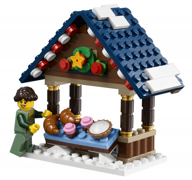 Winter Village Market Baker's Stand LEGO 10235 Expert Set