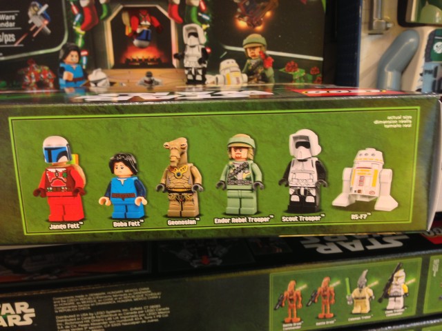 2013 LEGO Star Wars Advent Calendar Minifigures Santa Jango Boba Fett