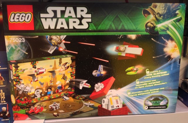 75023 LEGO Star Wars Advent Calendar 2013 Box Back