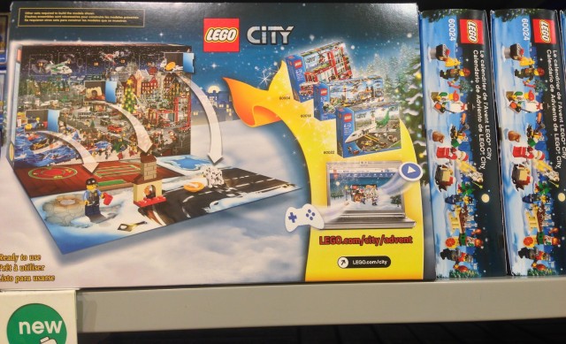 Back of Box LEGO 60024 City Advent Calendar 2013