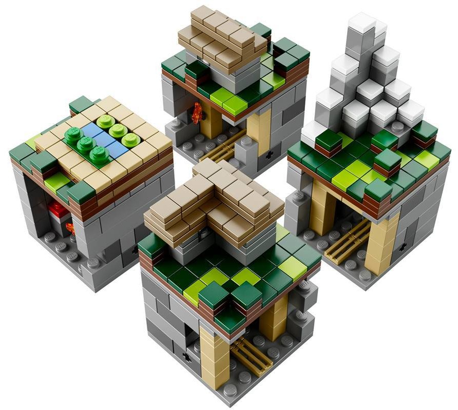 Lego Minecraft The Village And The Nether Micro Sets Up For Order