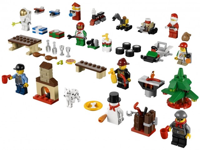 LEGO 60024 City Advent Calendar 2013 Set Contents