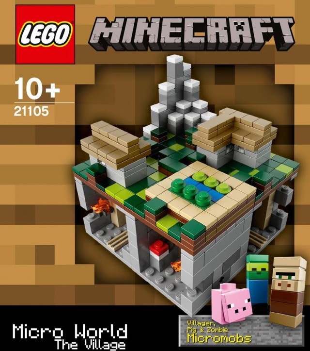 LEGO Minecraft Micro World The Village 21105 Set Box