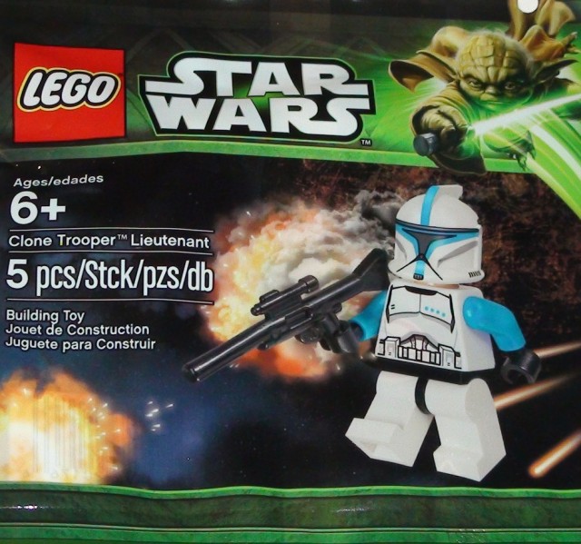 LEGO Star Wars Clone Trooper Lieutenant Minifigure Polybag Exclusive